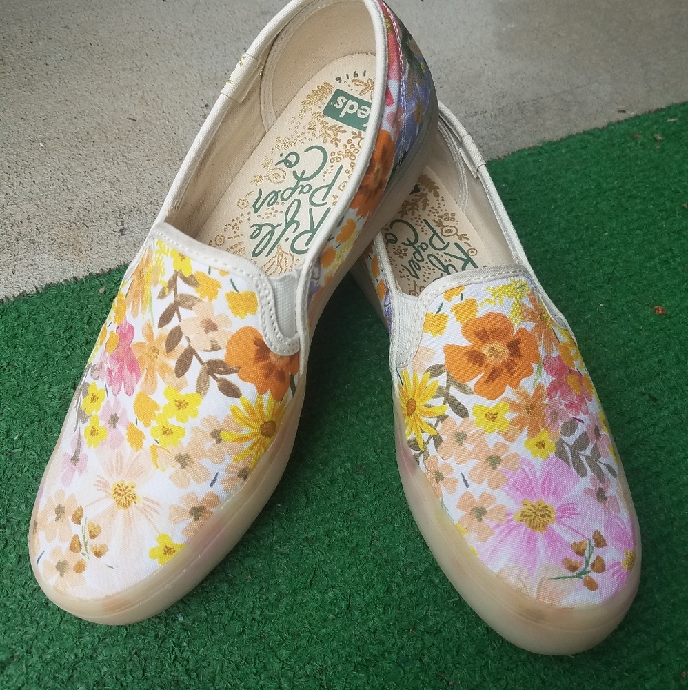 Rifle Paper Co. Keds slip-ons